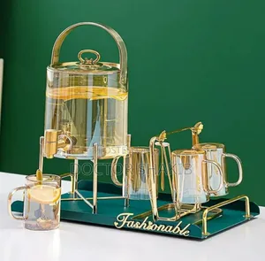 Luxurious Vision Nordic Glass Water Dispenser With a Faucet