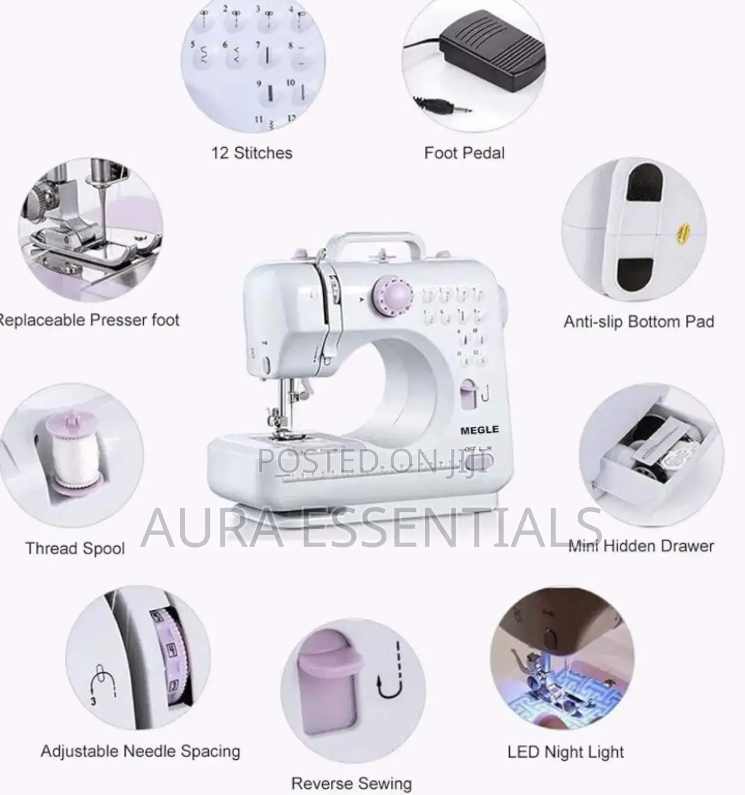 Unique Mini Household Sewing Machine