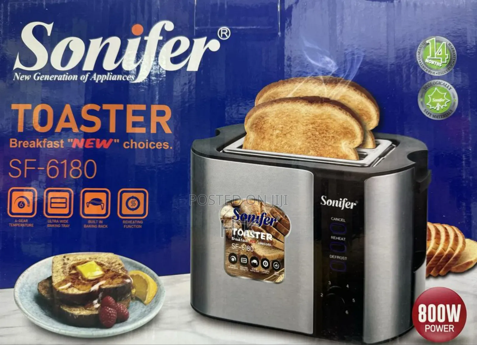 Toaster Sonifer Sf-6180