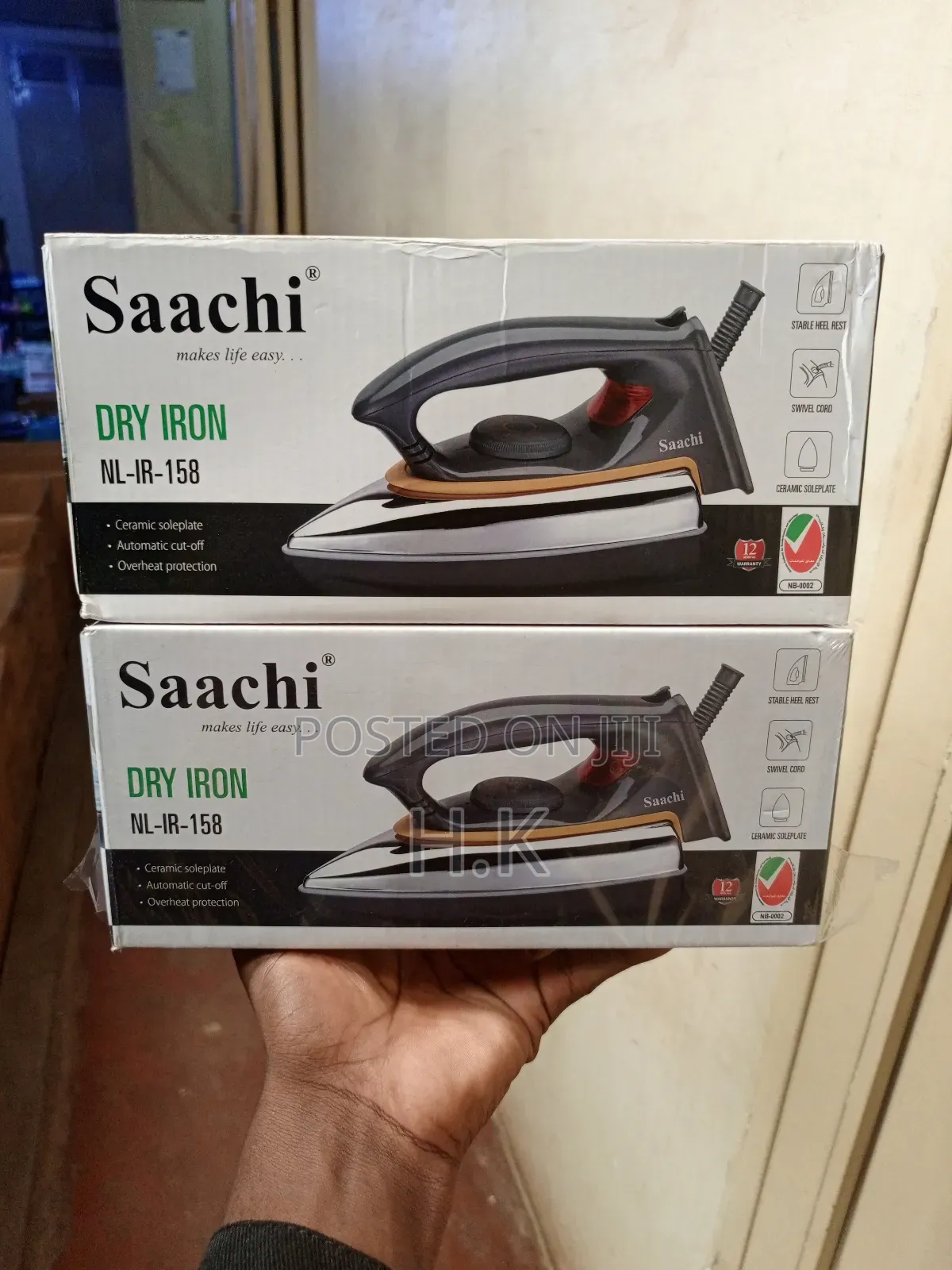 Saachi Dry Iron, Model Nl-Ir-158