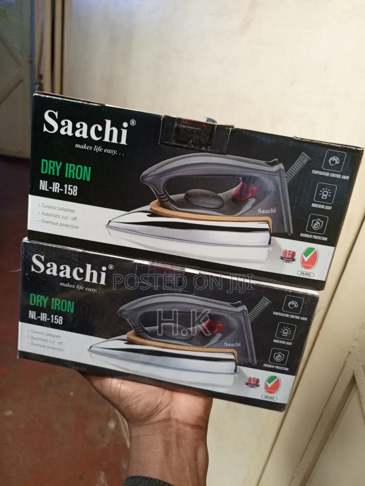 Saachi Dry Iron, Model Nl-Ir-158