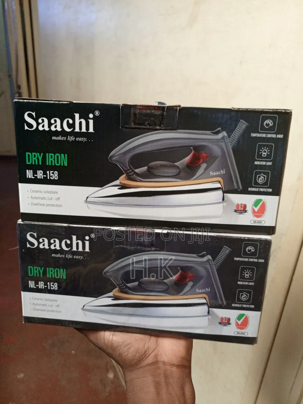 Saachi Dry Iron, Model Nl-Ir-158