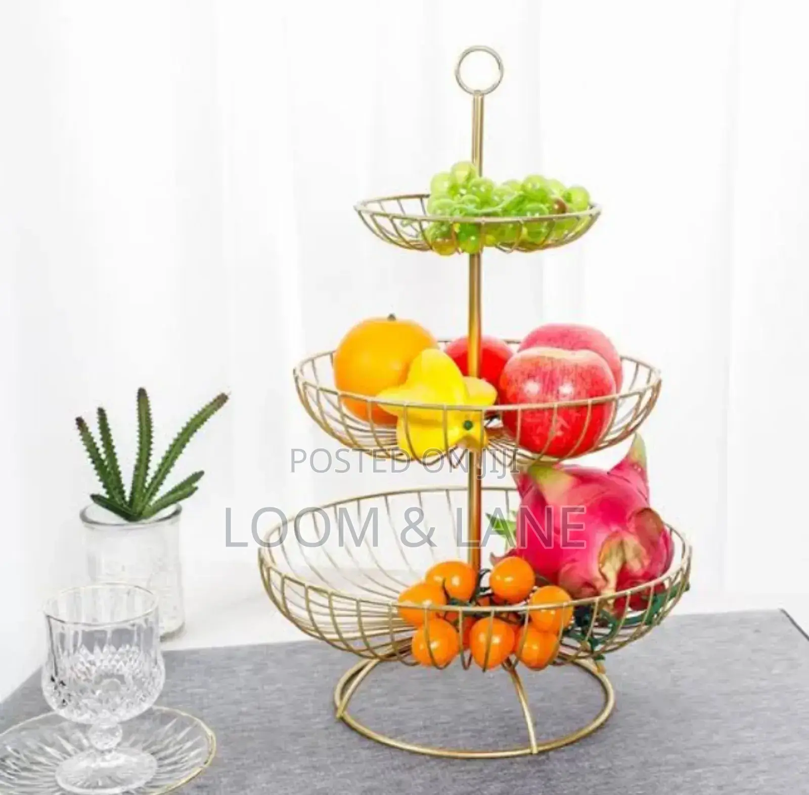 Countertop Fruit Basket, Fruit, Bread and Vegetable Organizer