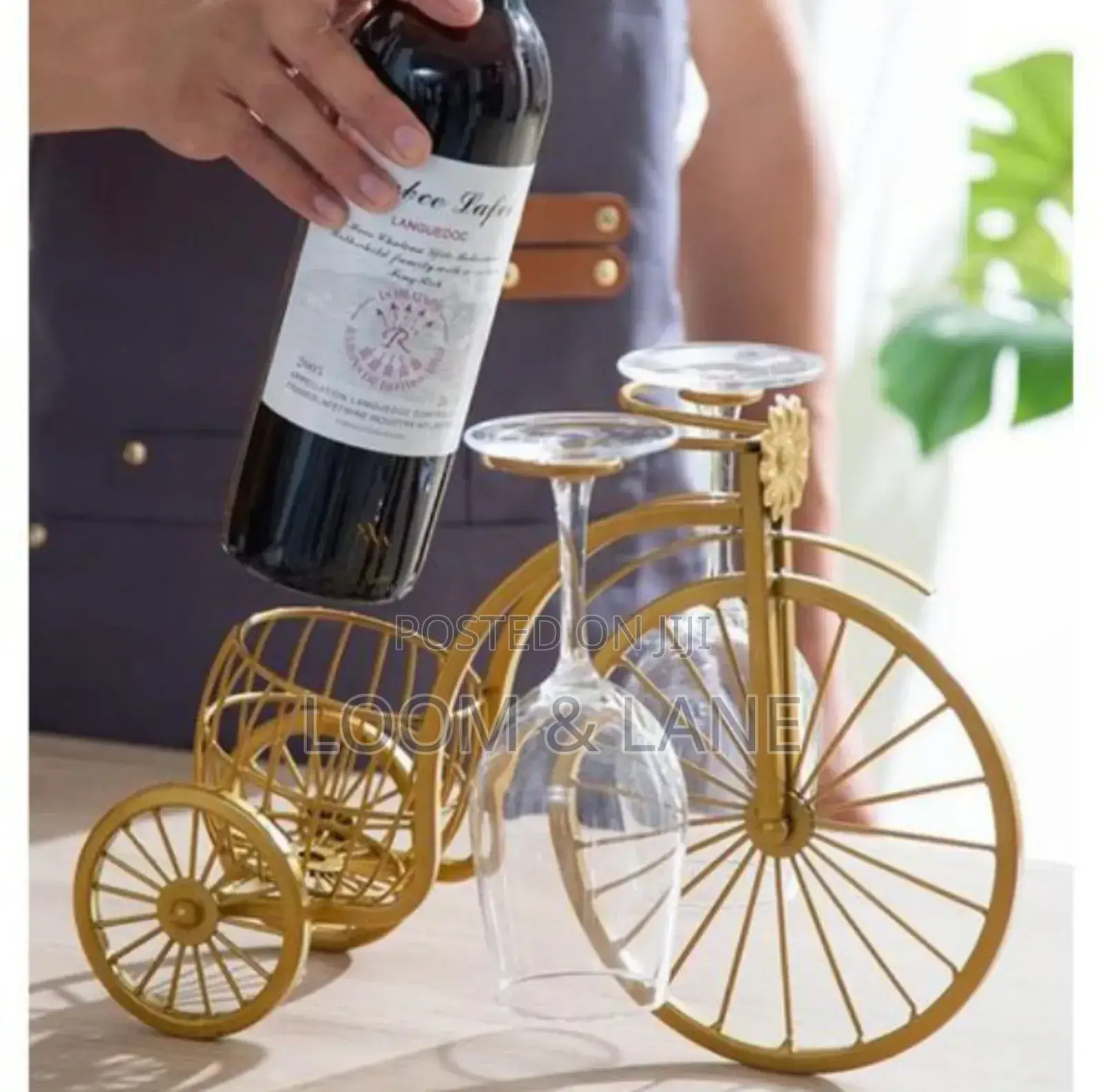 Vintage Metal Bicycle Wine Rack
