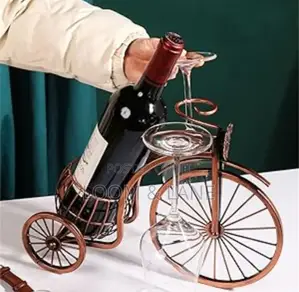 Vintage Metal Bicycle Wine Rack