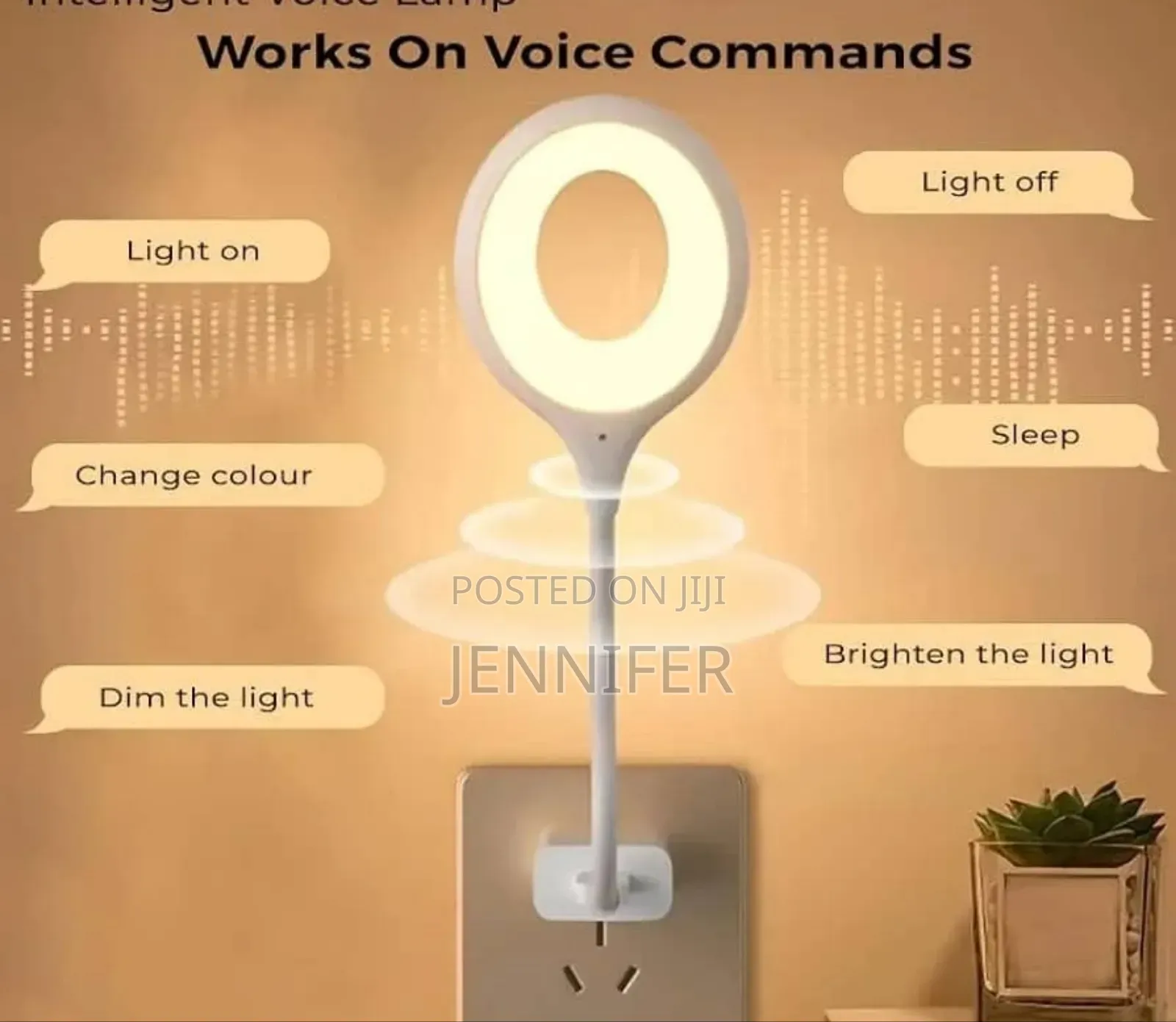 Intelligent Voice Control Usb Lamp With 3 Colours