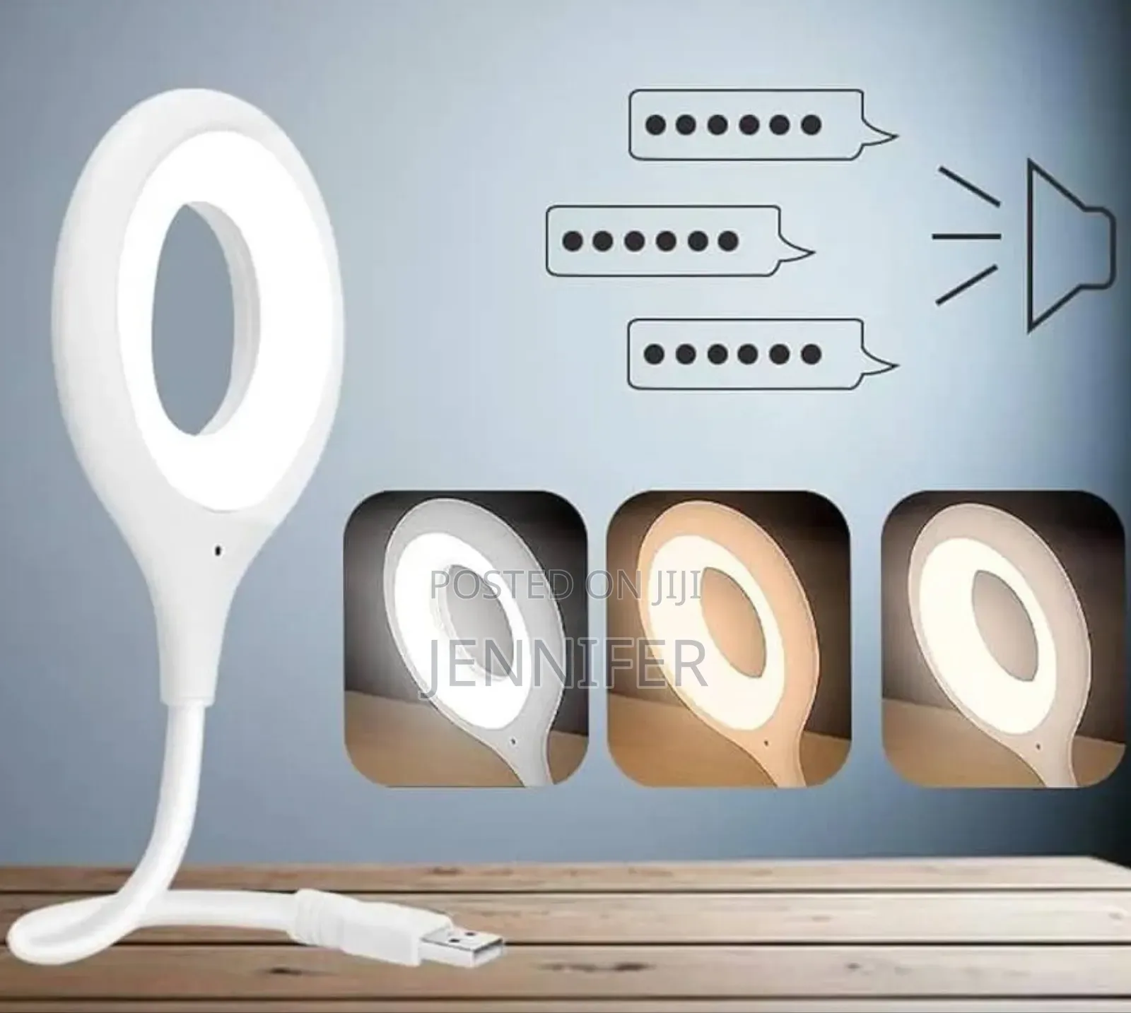 Intelligent Voice Control Usb Lamp With 3 Colours