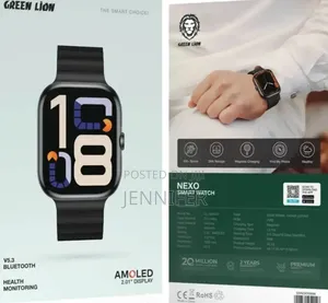 Green Lion Nexo Smart Watch - Black