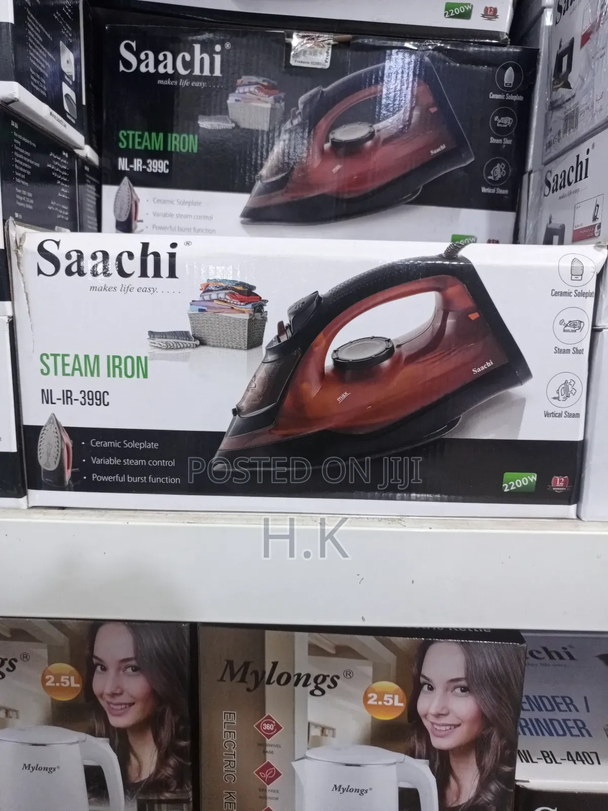 Steam Iron, Model Nl-Ir-399c.