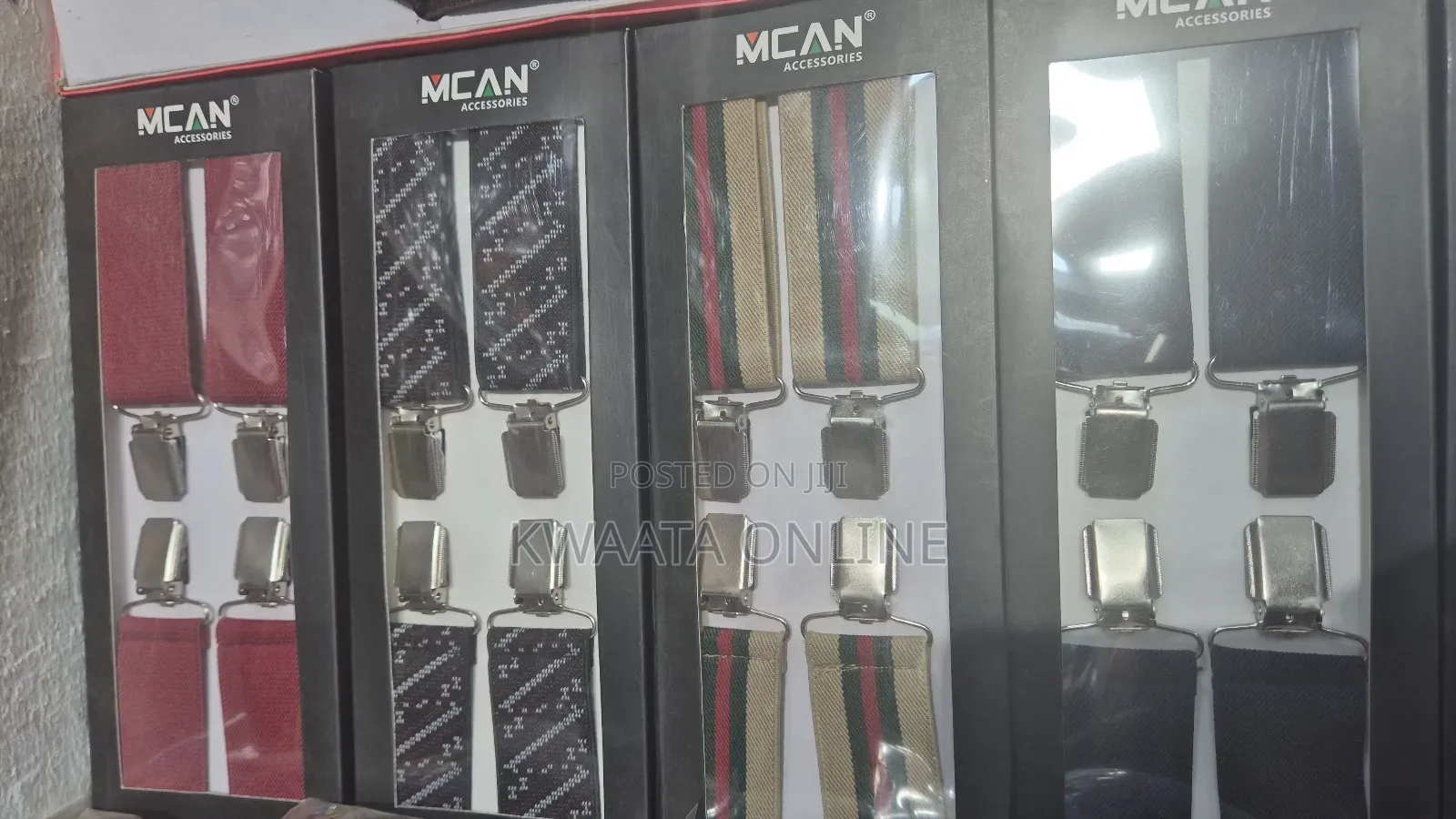 Heavy Duty Men X Style Suspenders