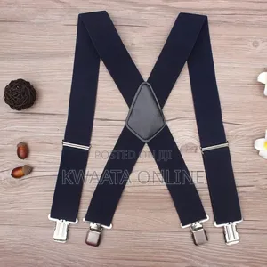 Heavy Duty Men X Style Suspenders