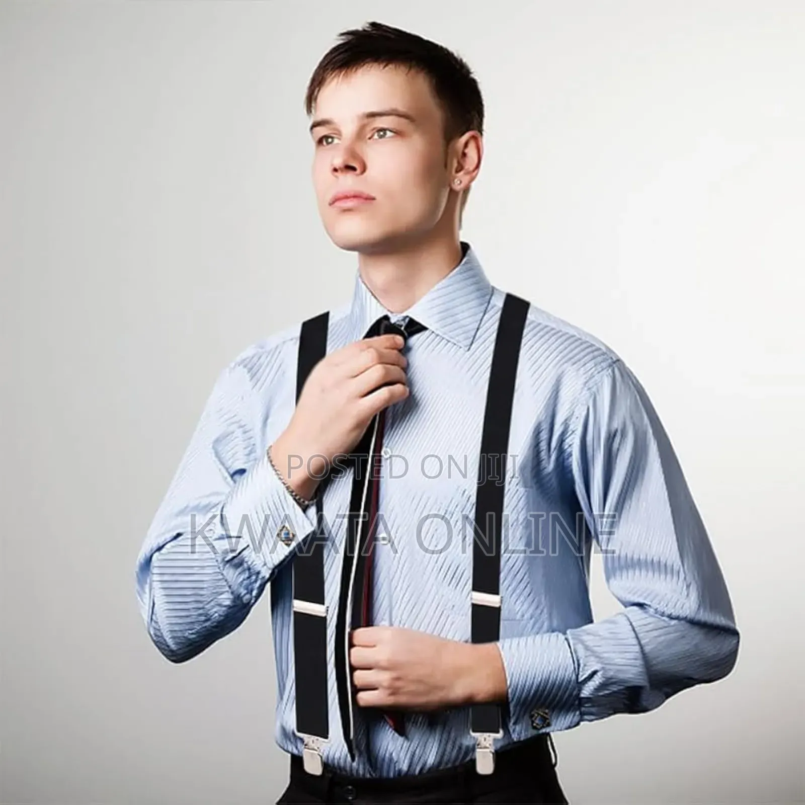Heavy Duty Men X Style Suspenders