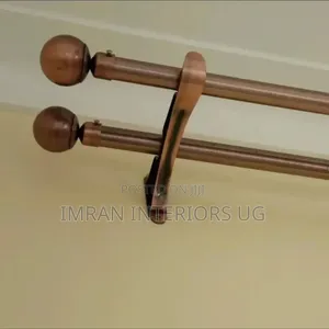 Curtain Rods Per Meter Available in Twisted and Smooth for Homes
