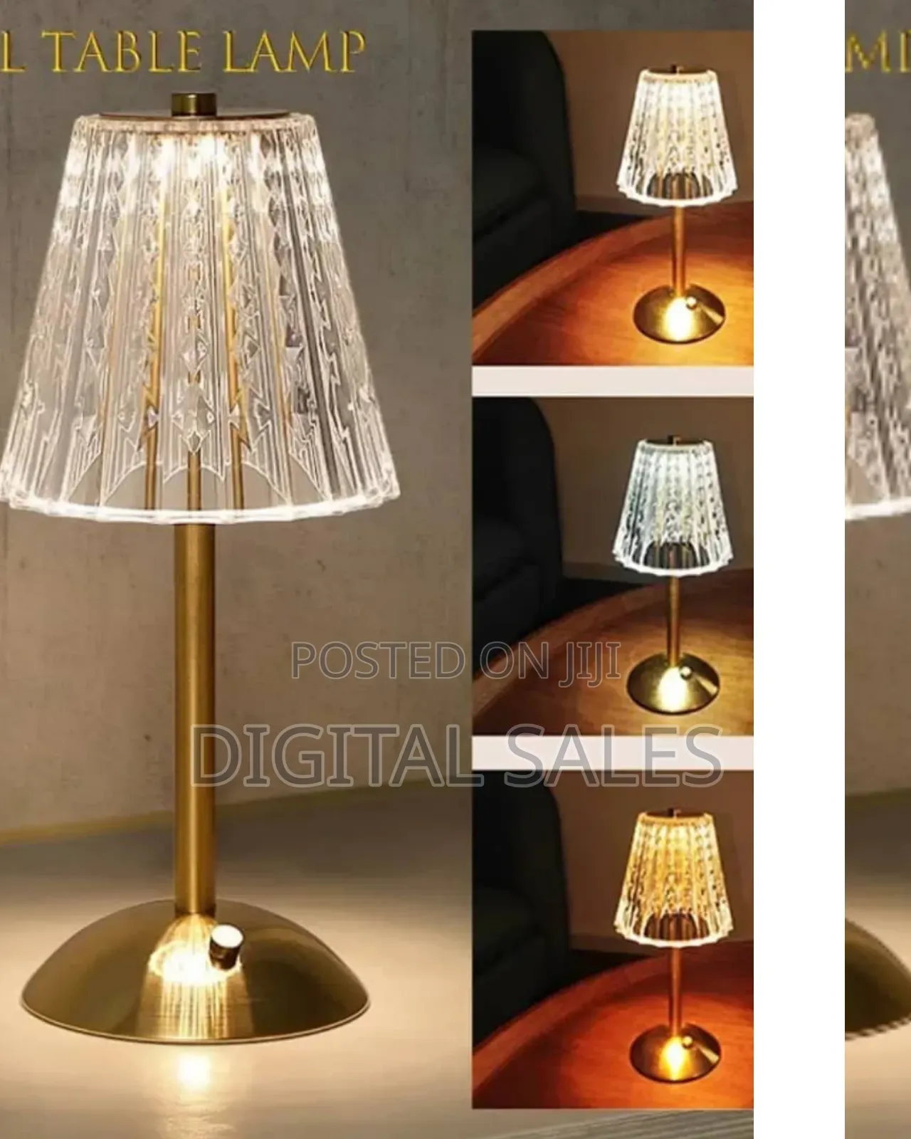 Crystal Led Table Lamp