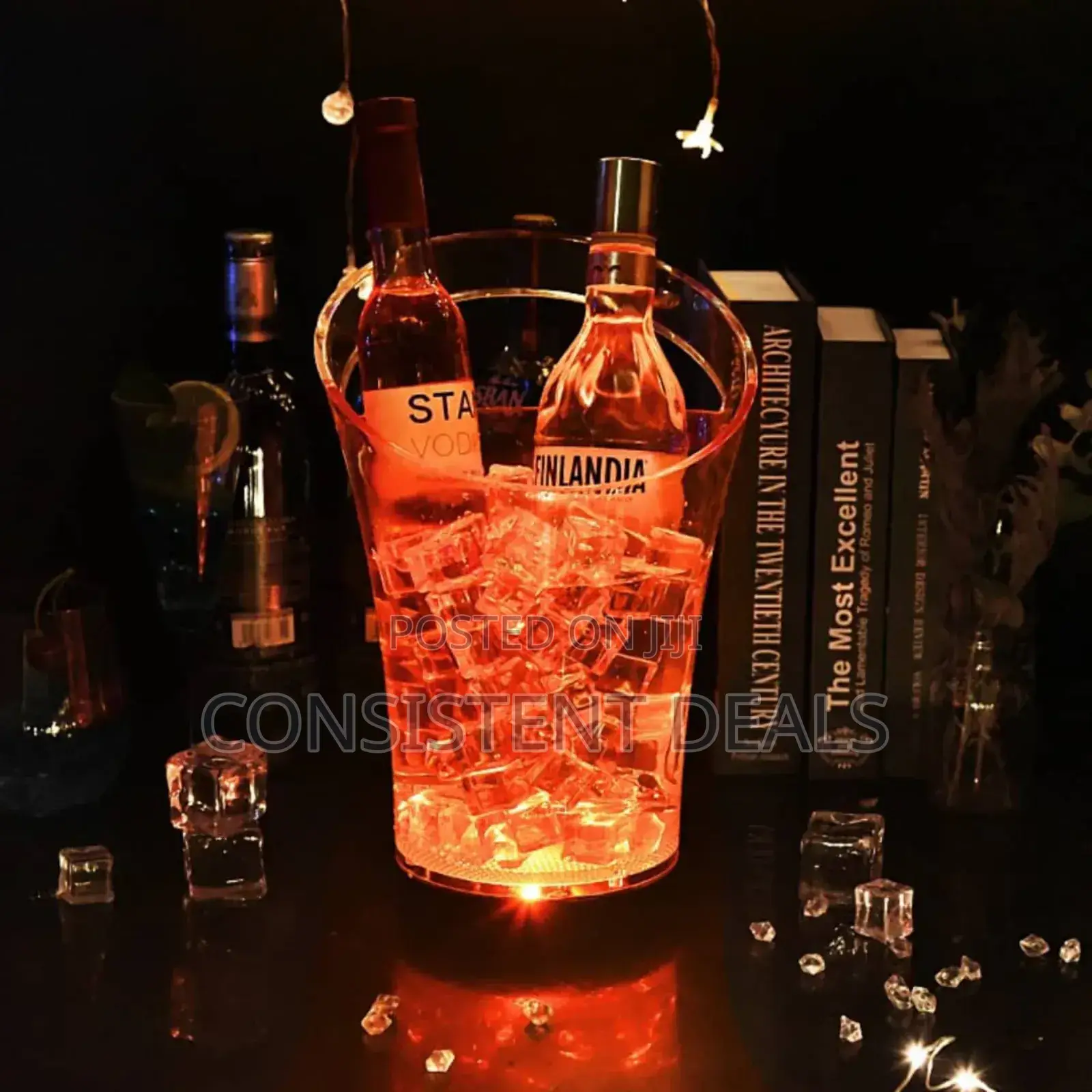 Acrylic Led Ice Cube Bucket