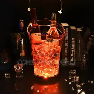Acrylic Led Ice Cube Bucket