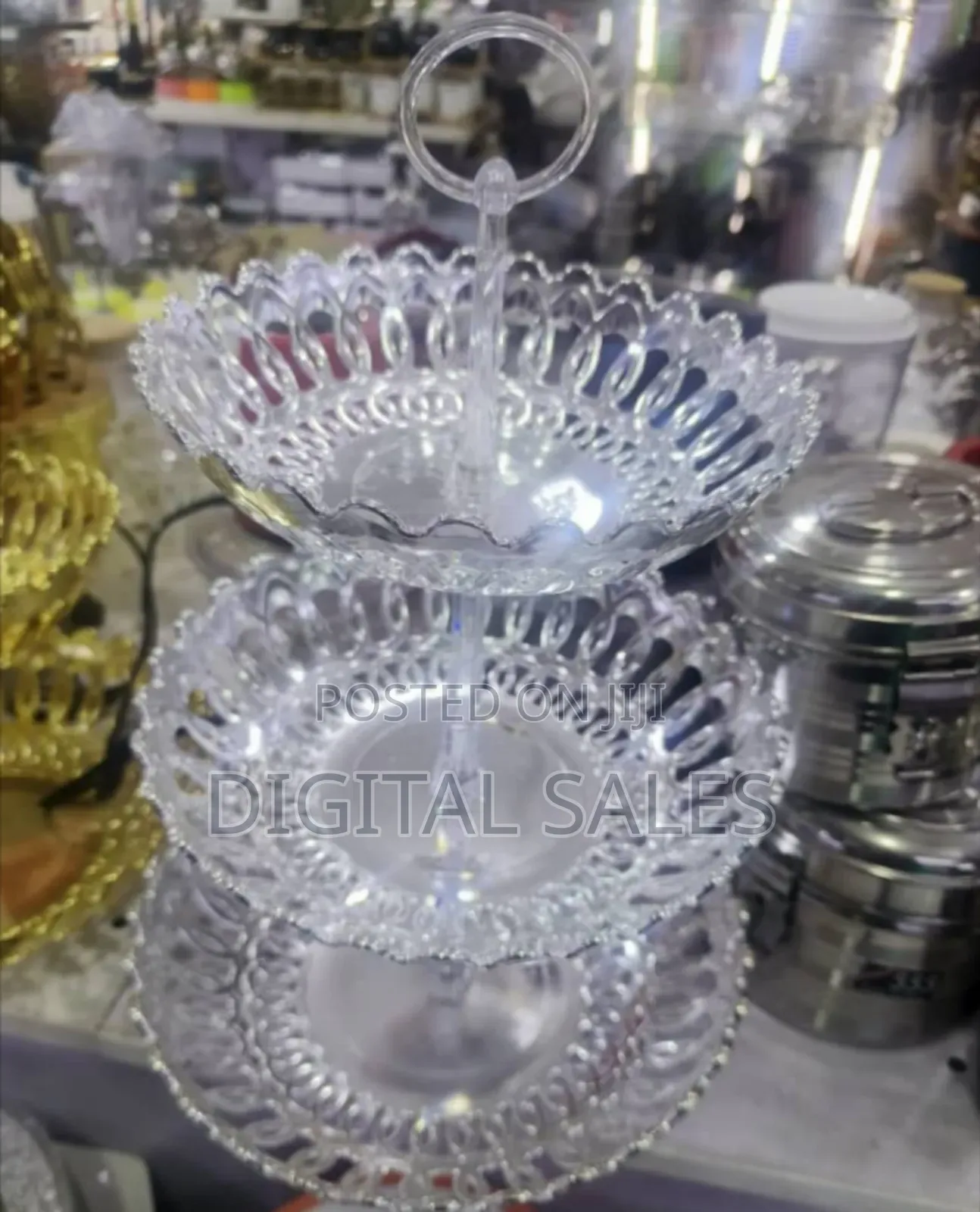 Glass Cupcake Holder
