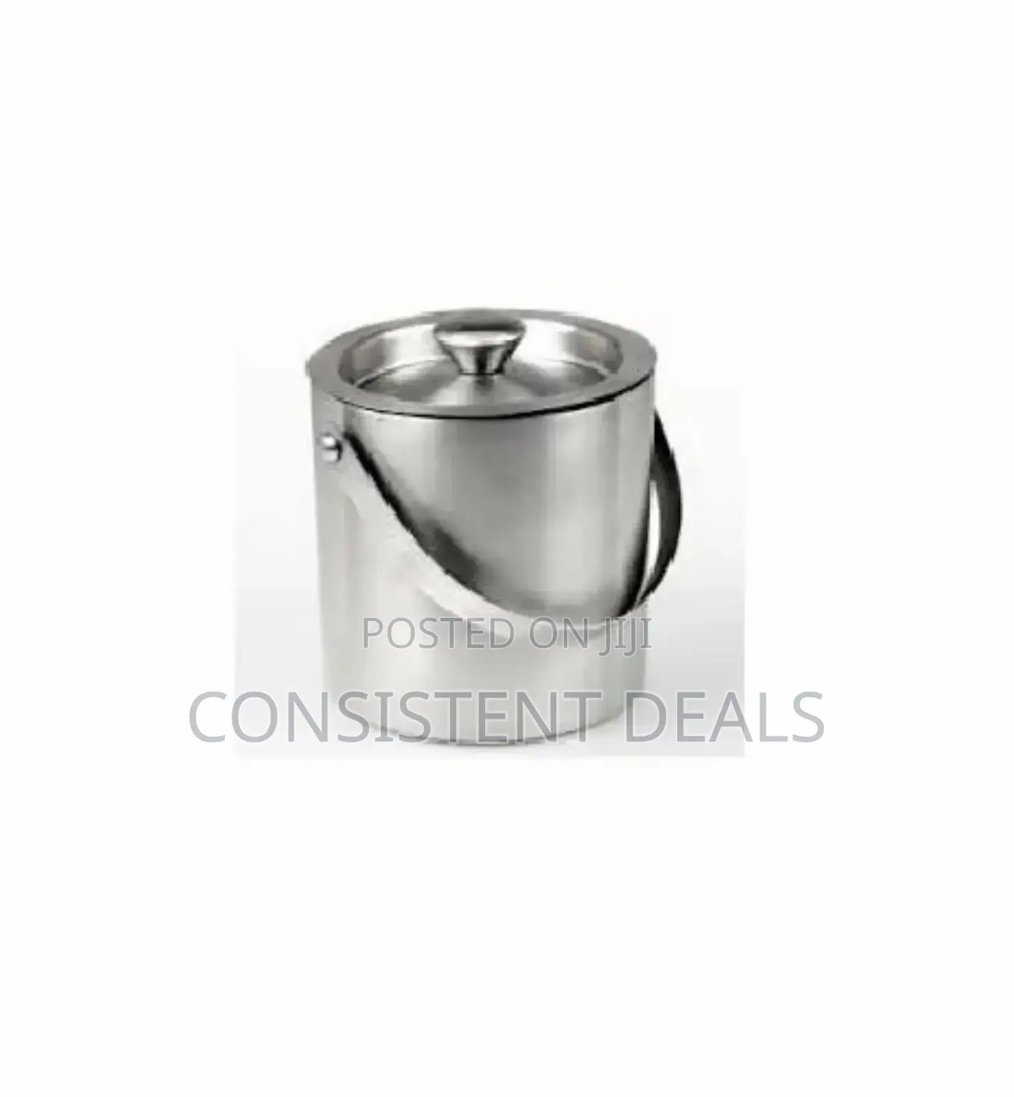 Portable Stainless Steel Ice Bucket