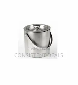Portable Stainless Steel Ice Bucket