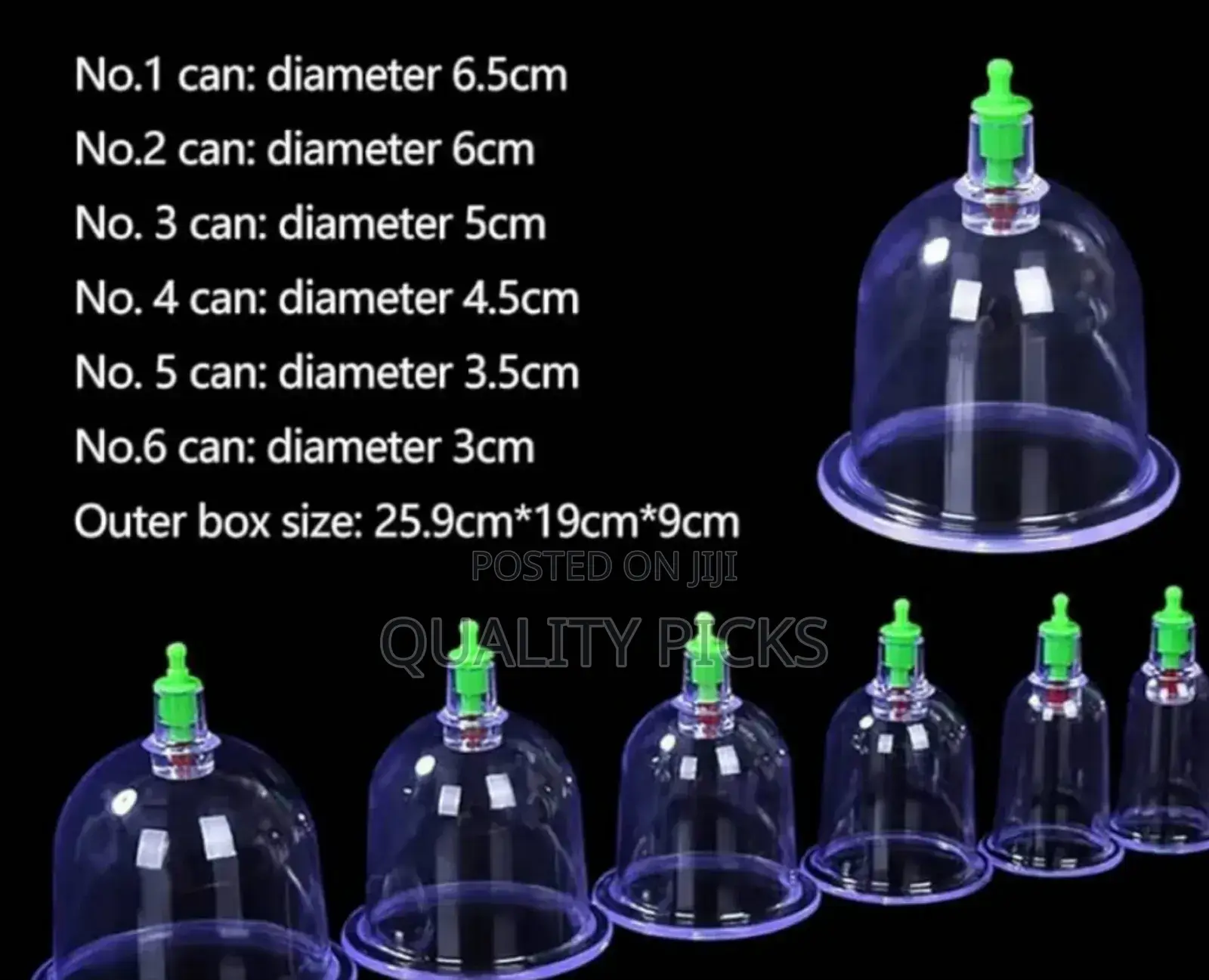 Hijama Cupping Kit Cups Cupping Therapy Set.