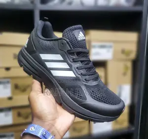 Original Black White Stripes Adidas Running Trainer Sneakers