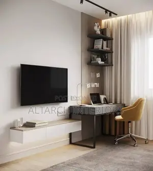 Wall Unit With Computer Table