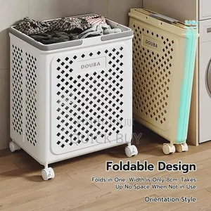 New Foldable Plastic Laundry Basket