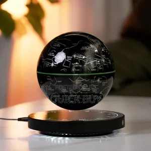 Magnetic Levitating Crystal Globe Lamp