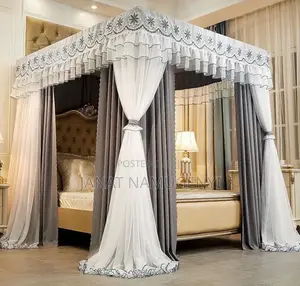 Gray 2 Stand Curtain Net