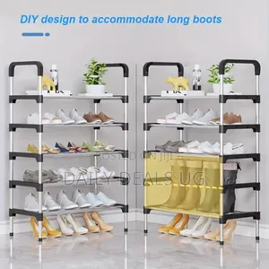 Stainless Steel 6 Layer Shoe Racker