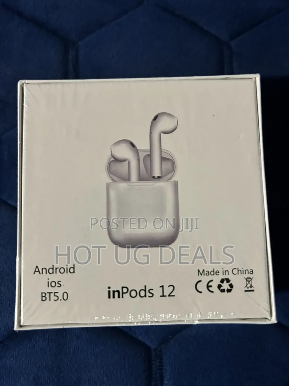 Airpods Wireless Ear Buds, Bluetooth Headphones With Lightning Case
