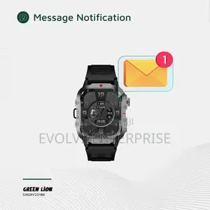 Green Lion Gravix Smart Watch - Black