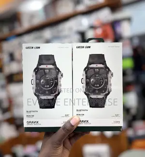 Green Lion Gravix Smart Watch - Black