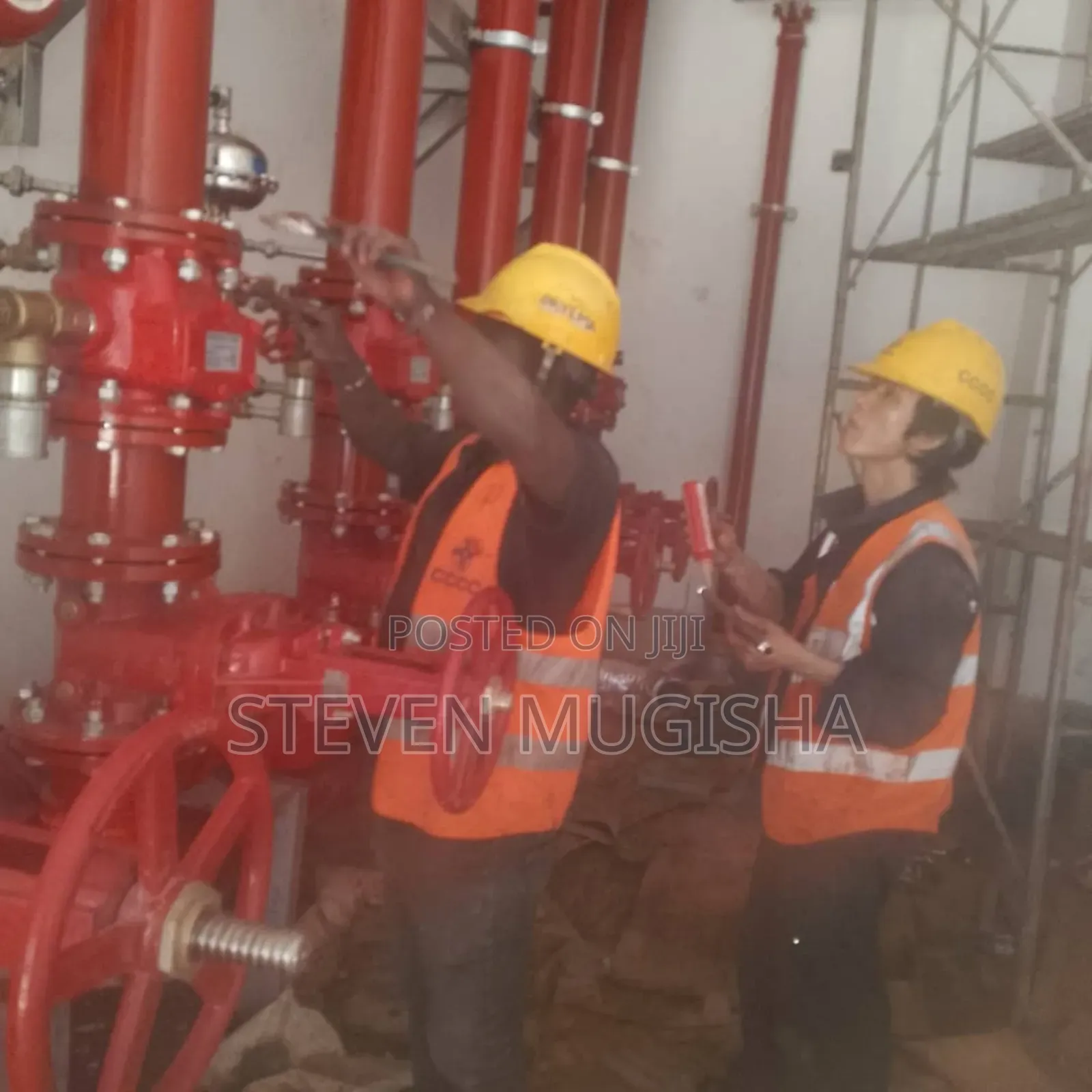 Welder in Fabrication of Mining Machines