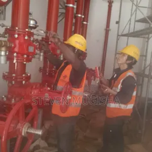 Welder in Fabrication of Mining Machines