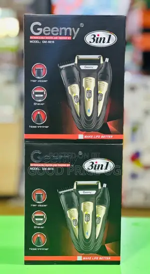 Geemy Rechargeable Shaver N Trimmer Set