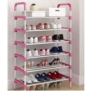 6-tier Shoe Organizers Shoe Racks -multicolour
