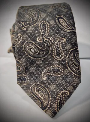 Tie and Pocket Square Woven Classic Mens Ties Handkerchief
