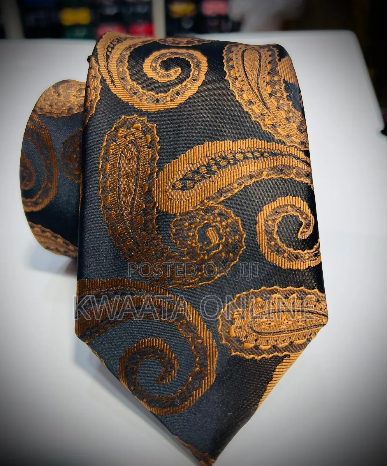 Tie and Pocket Square Woven Classic Mens Ties Handkerchief