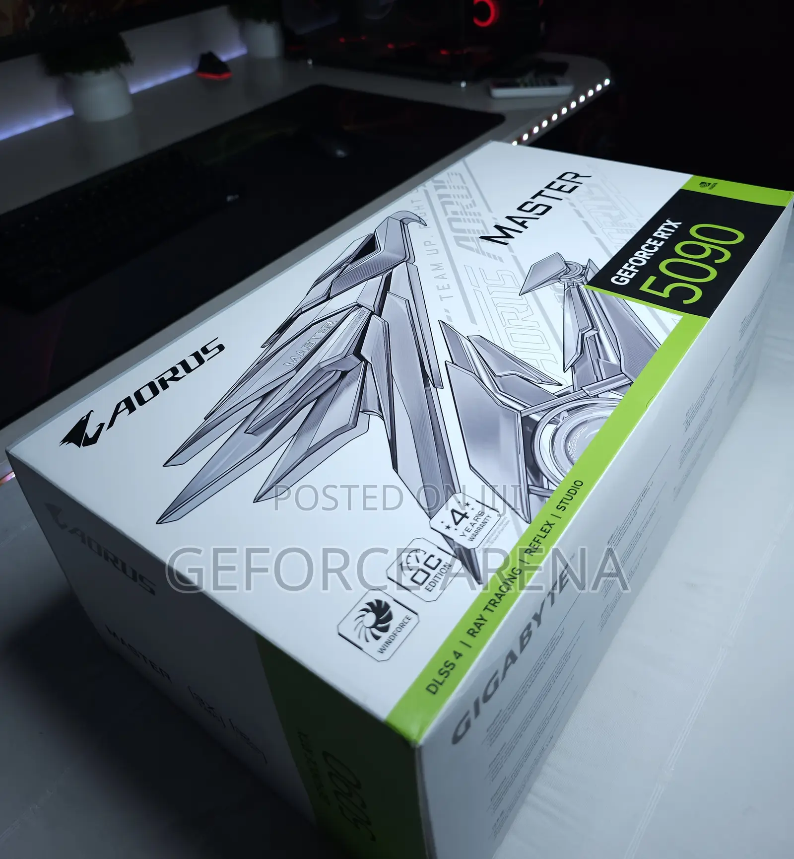 Aorus RTX 5090 Master Ice 32gb Graphics Card - Ai, Rendering, Gaming