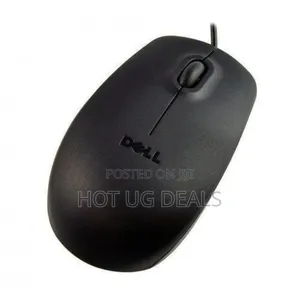 Dell Usb Wired 3-button Optical Mouse - Black