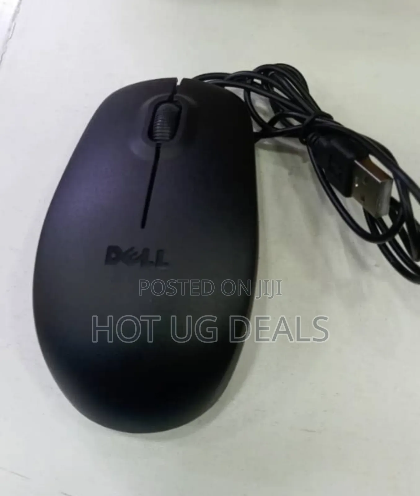 Dell Usb Wired 3-button Optical Mouse - Black