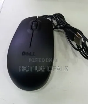 Dell Usb Wired 3-button Optical Mouse - Black