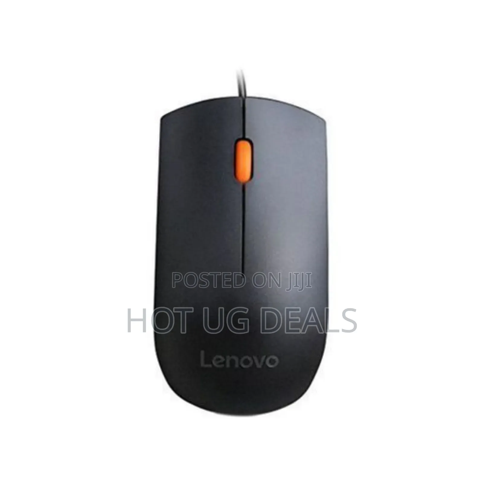 Lenovo 300 Wired Plug & Play Usb Mouse – Black