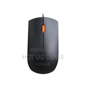 Lenovo 300 Wired Plug & Play Usb Mouse – Black