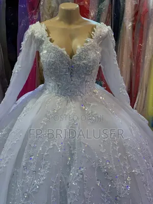 Wedding Gown for Hire With Jacket