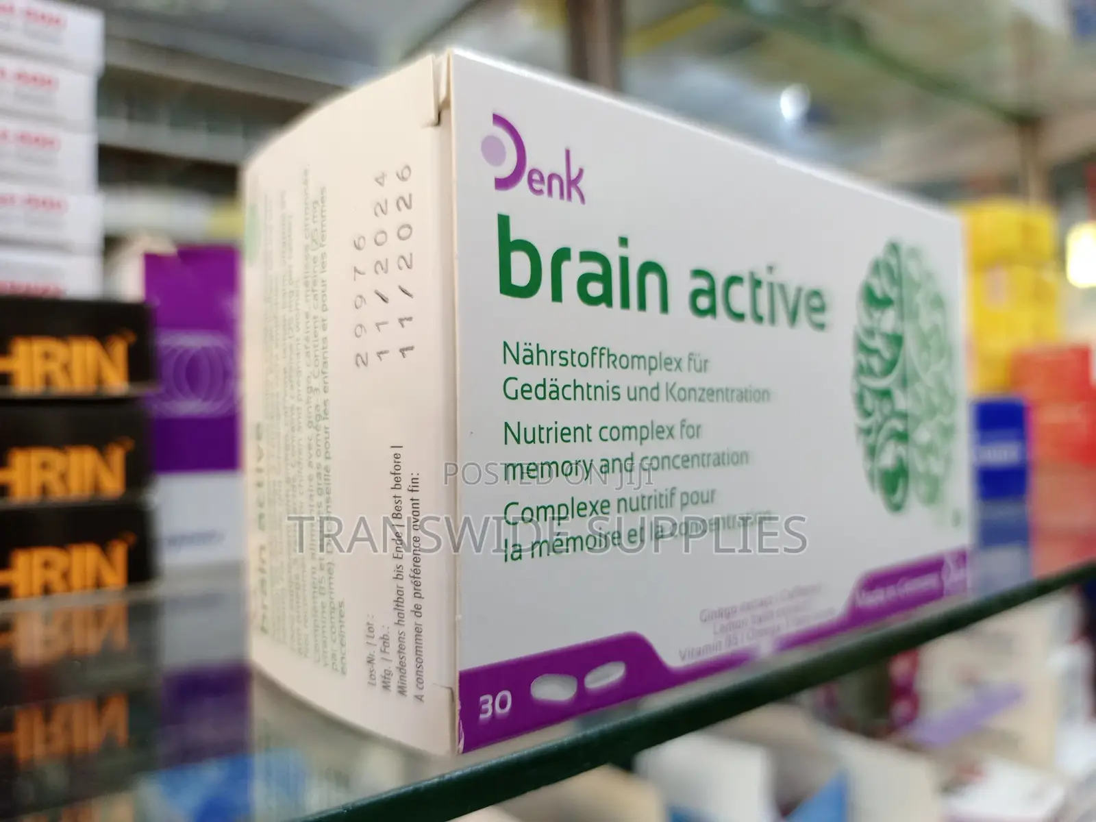 Brain Active Denk for Memory and Perfect Concentration 30pairs