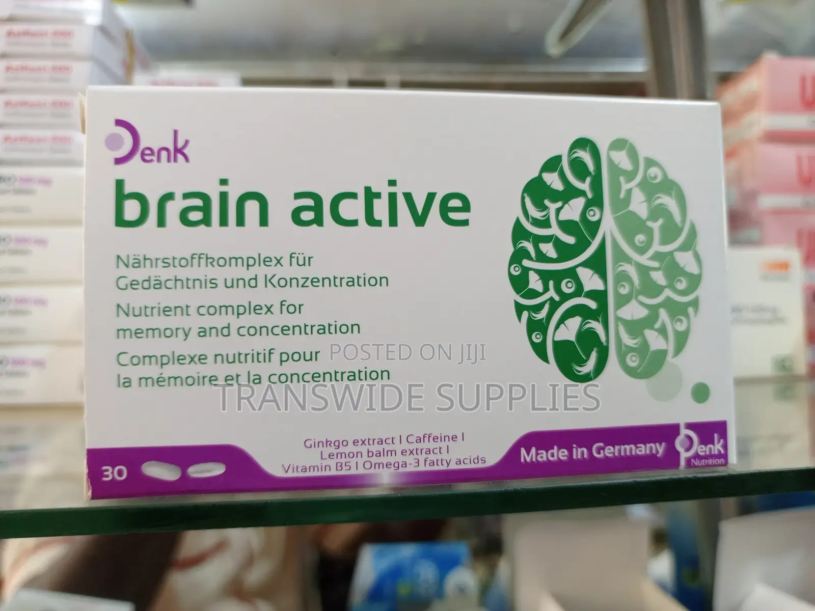 Brain Active Denk for Memory and Perfect Concentration 30pairs