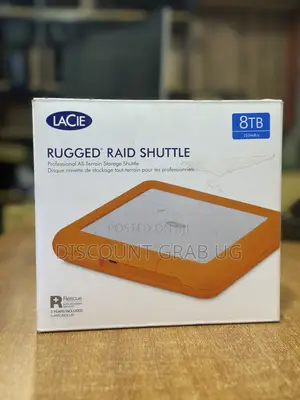 Lacie Rugged 8tb Raid External Harddrive With Type C