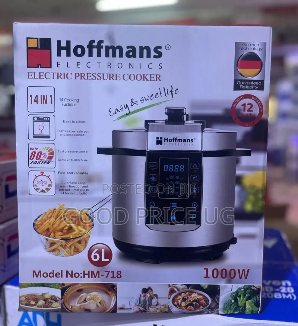 New 6 Litres Hoffmans Pressure Cooker